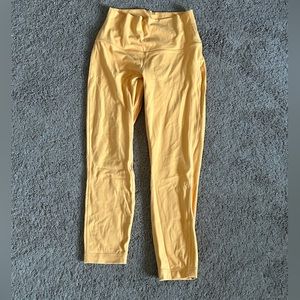 lululemon orange leggings 23 inch inseam